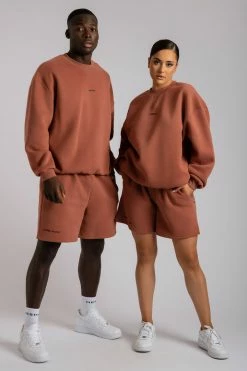 QNG Max Unisex Crew Neck Cosy Sweater - Sienna