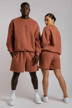 QNG Max Unisex Crew Neck Cosy Sweater - Sienna