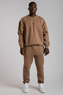 QNG Charlie Unisex Cosy Jogger - Mocha Two Piece Sets