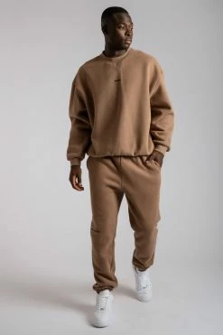 QNG Charlie Unisex Cosy Jogger - Mocha Two Piece Sets