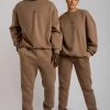QNG Charlie Unisex Cosy Jogger - Mocha Two Piece Sets