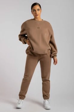 QNG Charlie Unisex Cosy Jogger - Mocha Two Piece Sets