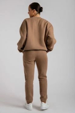 QNG Charlie Unisex Cosy Jogger - Mocha Two Piece Sets