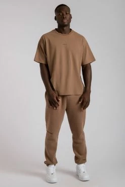 QNG Sloane Unisex Oversized T-Shirt - Mocha 25 QNG Sloane Unisex Oversized T-Shirt - Mocha