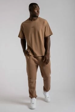 QNG Sloane Unisex Oversized T-Shirt - Mocha 27 QNG Sloane Unisex Oversized T-Shirt - Mocha