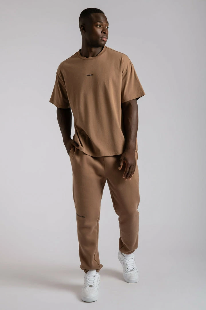 QNG Sloane Unisex Oversized T-Shirt - Mocha 10 QNG Sloane Unisex Oversized T-Shirt - Mocha