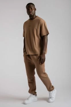 QNG Sloane Unisex Oversized T-Shirt - Mocha 26 QNG Sloane Unisex Oversized T-Shirt - Mocha