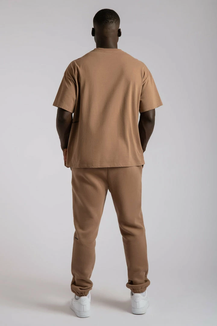 QNG Sloane Unisex Oversized T-Shirt - Mocha 7 QNG Sloane Unisex Oversized T-Shirt - Mocha