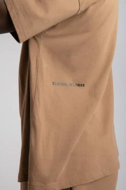 QNG Sloane Unisex Oversized T-Shirt - Mocha 29 QNG Sloane Unisex Oversized T-Shirt - Mocha