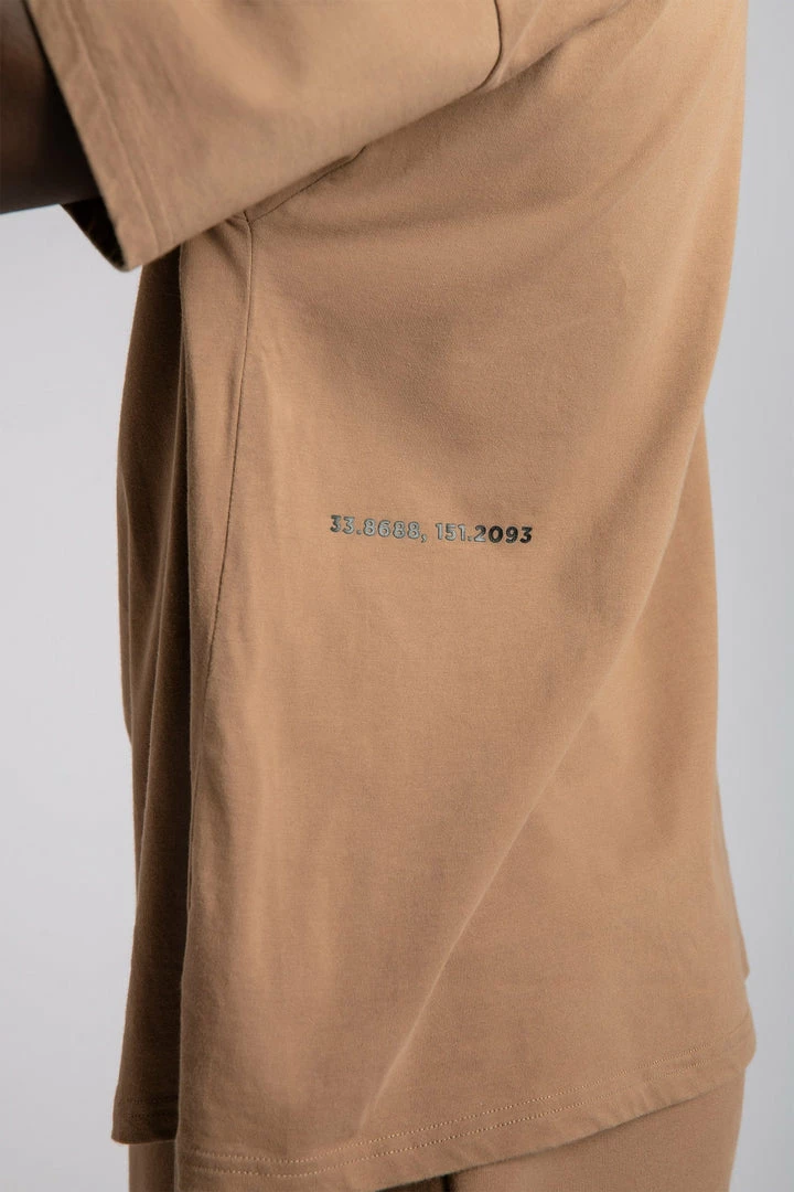 QNG Sloane Unisex Oversized T-Shirt - Mocha 12 QNG Sloane Unisex Oversized T-Shirt - Mocha