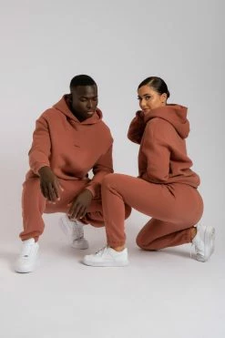 QNG Bay Unisex Oversized Cosy Hoodie - Sienna