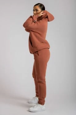 QNG Bay Unisex Oversized Cosy Hoodie - Sienna