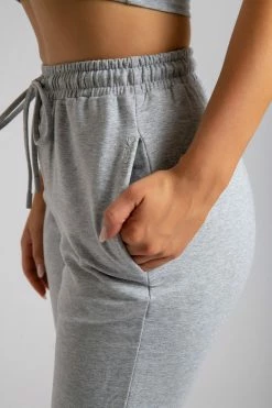 ROM Sylvia Loopback Joggers - Grey Marle