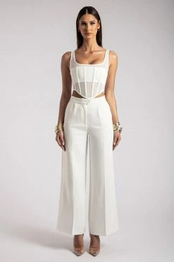 WNT Delaney Corset Bustier - White
