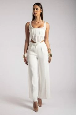 WNT Delaney Corset Bustier - White