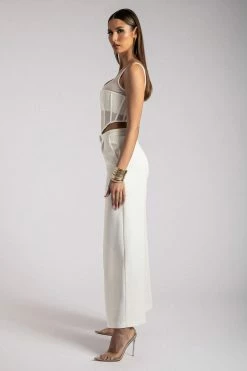 WNT Delaney Corset Bustier - White