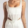 WNT Delaney Corset Bustier - White