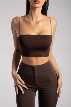 WNT Indie High Waist Pants - Chocolate
