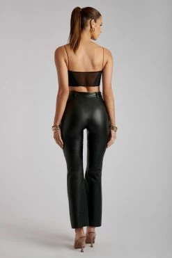 WDN Jada Mesh Corset Bustier - Black