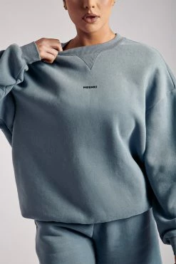 QNG Sweaters & Hoodies Max Unisex Crew Neck Cosy Sweater - Steel Blue 25 QNG Sweaters & Hoodies Max Unisex Crew Neck Cosy Sweater - Steel Blue