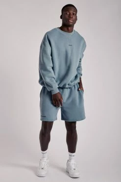 QNG Sweaters & Hoodies Max Unisex Crew Neck Cosy Sweater - Steel Blue 27 QNG Sweaters & Hoodies Max Unisex Crew Neck Cosy Sweater - Steel Blue