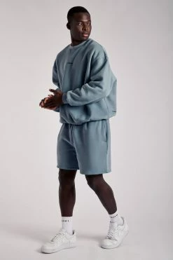 QNG Sweaters & Hoodies Max Unisex Crew Neck Cosy Sweater - Steel Blue 30 QNG Sweaters & Hoodies Max Unisex Crew Neck Cosy Sweater - Steel Blue