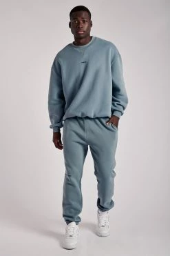 QNG All Bottoms Charlie Unisex Cosy Jogger - Steel Blue