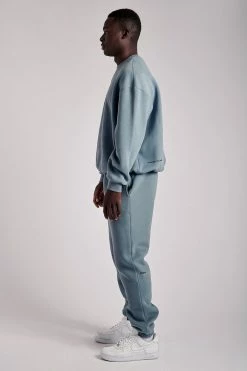 QNG All Bottoms Charlie Unisex Cosy Jogger - Steel Blue