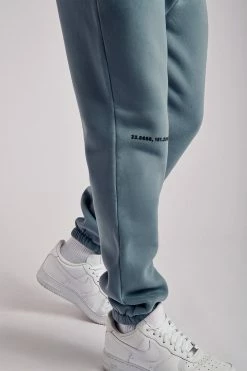 QNG All Bottoms Charlie Unisex Cosy Jogger - Steel Blue