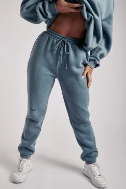 QNG All Bottoms Charlie Unisex Cosy Jogger - Steel Blue