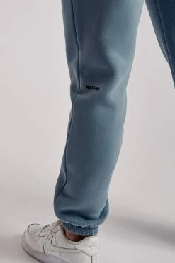 QNG All Bottoms Charlie Unisex Cosy Jogger - Steel Blue