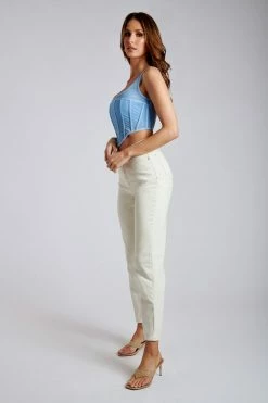 WNT All Tops Delaney Corset Bustier - Heritage Blue