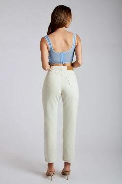 WNT All Tops Delaney Corset Bustier - Heritage Blue