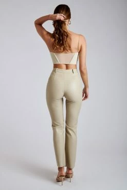 WDN Jada Mesh Corset Bustier - Tofu All Tops