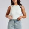 EMS All Bottoms Kirra Raw Hem Longline Rigid Boyfriend Shorts - Light Blue