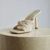 LFS Aggie Textured Fabric Mules - Ivory
