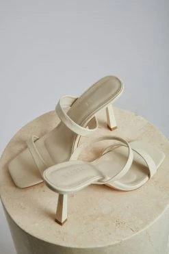 LFS All Accessories Jocelyn Two Strap Mules - Ivory 17 LFS All Accessories Jocelyn Two Strap Mules - Ivory