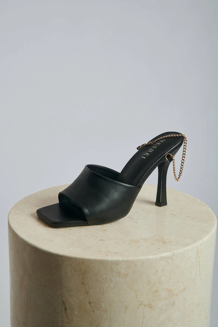 LFS Dahlia Chain Strap Mule - Black All Accessories 6 LFS Dahlia Chain Strap Mule - Black All Accessories