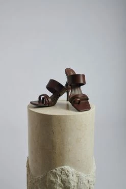 LFS Demi Thick Strap Mule - Chocolate