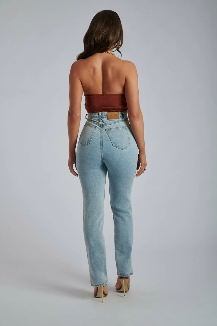 WNT Esta Chain Halter Twist Crop - Chocolate All Tops 2 WNT Esta Chain Halter Twist Crop - Chocolate All Tops