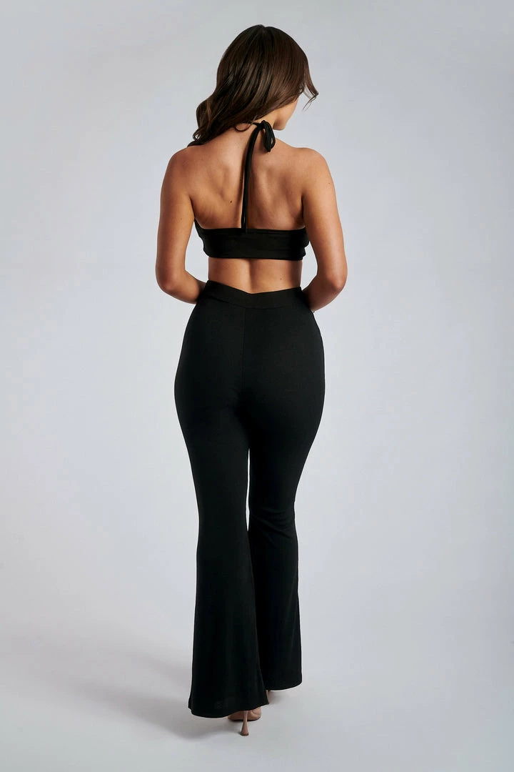 ROM Ruby Ruched Crop Top - Black 2 ROM Ruby Ruched Crop Top - Black