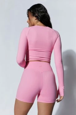 MGH Carly Bike Shorts - Candy Pink Two Piece Sets