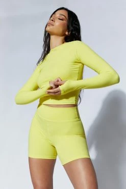 MGH Venus Long Sleeve Top - Yellow Two Piece Sets