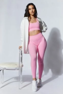MGH Venus V Back Leggings - Candy Pink Two Piece Sets
