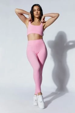 MGH Venus V Back Leggings - Candy Pink Two Piece Sets