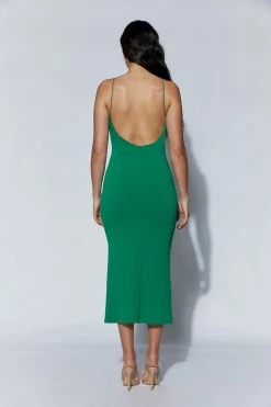 AMC Ariya Hardware Midi Dress - Emerald