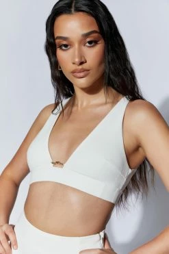 QNG Arla Hardware Bralette - White Two Piece Sets