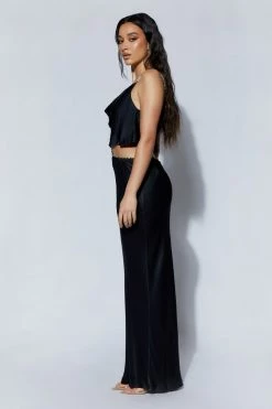 JLW Two Piece Sets Havva Diamante Top - Black