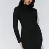 EMS DRESSES Layla Recycled Knit Mini Dress - Black