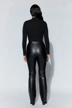 EMS Ruthie Recycled Knit Long Sleeve Bodysuit - Black